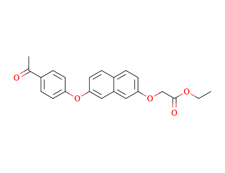 [7-(4-acetyl-phenoxy)-naphthalen-2-yloxy]-acetic acid ethyl ester