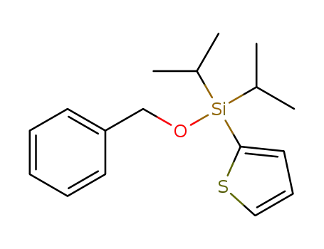 2-benzyloxy(diisopropyl)silyl-thiophene