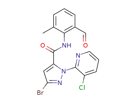 3-bromo-1-(3-chloropyridin-2-yl)-N-(2-formyl-6-methylphenyl)-1H-pyrazole-5-carboxamide