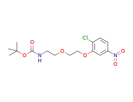 tert-butyl 2-(2-(2-chloro-5-nitrophenoxy)ethoxy)ethylcarbamate