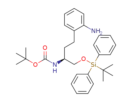 tert-butyl [(2S)-4-(2-aminophenyl)-1-{[tert-butyl(diphenyl)silyl]oxy}butan-2-yl]carbamate