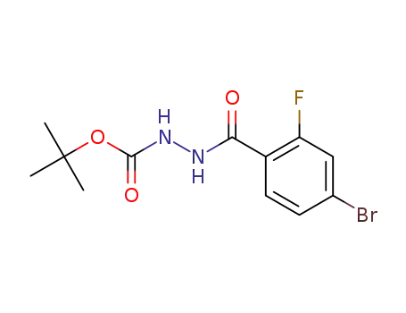tert-butyl N-[(4-bromo-2-fluorobenzoyl)amino]carbamate