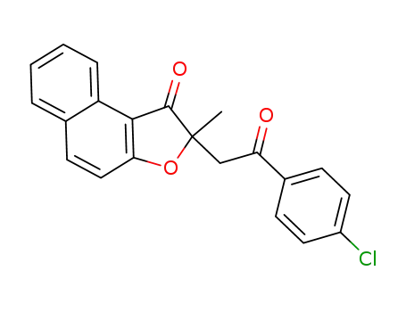 2-(2-(4-chlorophenyl)-2-oxoethyl)-2-methylnaphtho[2,1-b]furan-1(2H)-one