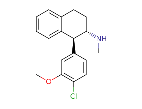 (1S,2S)-1-(4-chloro-3-methoxyphenyl)-N-methyl-1,2,3,4-tetrahydronaphthalen-2-amine