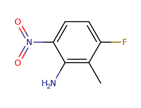 Benzenamine, 3-fluoro-2-methyl-6-nitro-