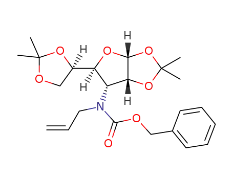 3-[(allyl)(benzyloxycarbonyl)amino]-3-deoxy-1,2:5,6-di-O-isopropylidene-α-D-allo-1,4-furanose