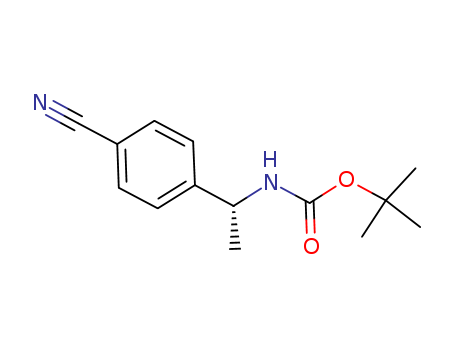 N-[(1R)-1-(4-Cyanophenyl)ethyl]carbamic acid tert-butyl este