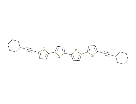 bis(cyclohexylethynyl)quaterthiophene