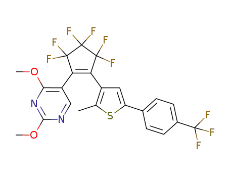 1-(2,4-dimethoxyl-5-pyrimidinyl)-2-[2-methyl-5-(p-trifluoromethylphenyl)-3-thienyl]perfluorocyclopentene