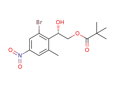 (S)-2-(2-bromo-6-methyl-4-nitrophenyl)-2-hydroxyethyl pivalate