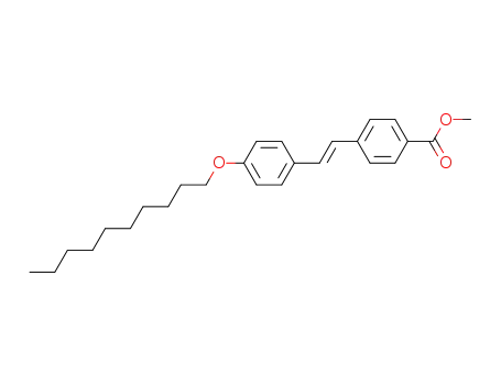 4-[(E)-2-(4-decyloxy-phenyl)-vinyl]-benzoic acid methyl ester