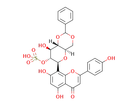 C<sub>28</sub>H<sub>24</sub>O<sub>13</sub>S