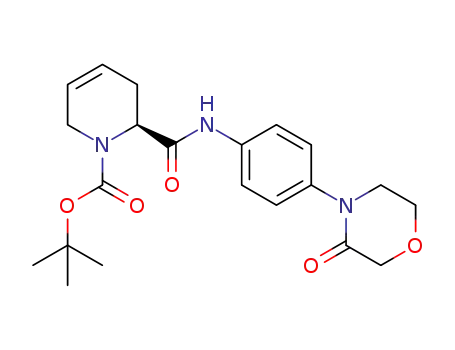 (S)-tert-butyl 6-(4-(3-oxomorpholino)phenylcarbamoyl)-5,6-dihydropyridine-1(2H)-carboxylate