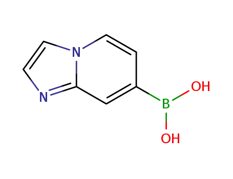 Molecular Structure of 1092790-35-6 (Imidazo[1,2-a]pyridine-7-boronic acid)