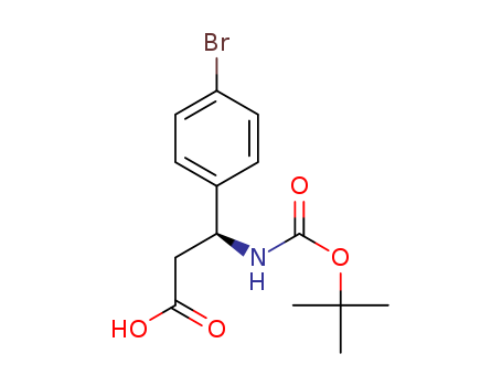 (S)-N-BOC-3-Amino-3-(4-bromophenyl)propanoic acid, 98% ee, 95%