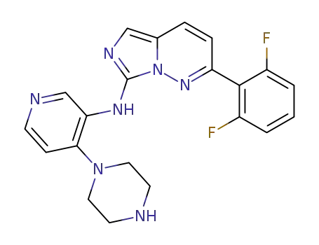 2-(2,6-difluorophenyl)-N-(4-(1-piperazinyl)-3-pyridinyl)imidazo[1,5-b]pyridazin-7-amine