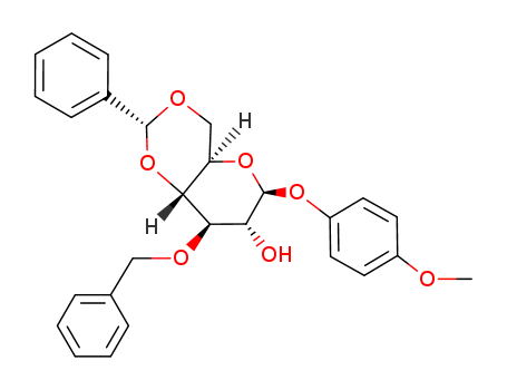 4-Methoxyphenyl 3-O-Benzyl-4,6-O-benzylidene-beta-D-glucopyranoside