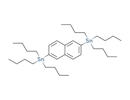 Molecular Structure of 1380244-95-0 (2,6-bis(tributylstannyl)naphthalene)