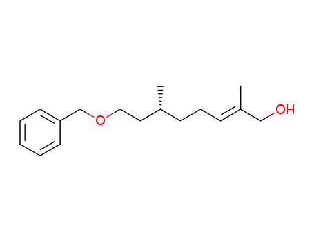 (2E,6R)-2,6-dimethyl-8-benzyloxy-2-octen-1-ol