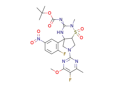 C<sub>23</sub>H<sub>27</sub>F<sub>2</sub>N<sub>7</sub>O<sub>7</sub>S