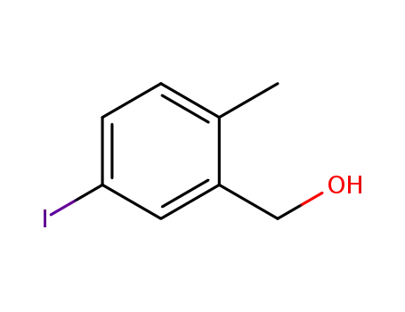 Molecular Structure of 1260242-01-0 ((5-iodo-2-Methylphenyl)Methanol)