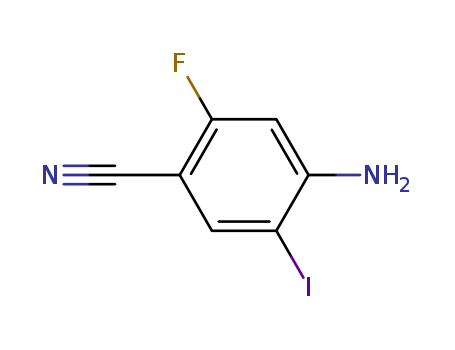 4-amino-2-fluoro-5-iodobenzonitrile