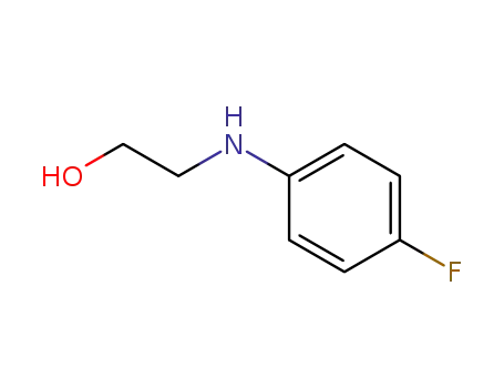 Molecular Structure of 702-17-0 (2-(4-Fluoro-phenylaMino)-ethanol)
