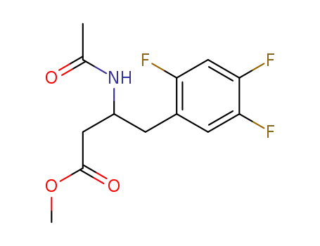 methyl 3-acetamido-4-(2,4,5-trifluorophenyl)butanoate
