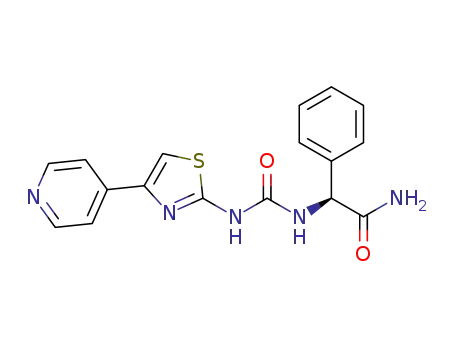 (S)-2-phenyl-2-(3-(4-(pyridin-4-yl)thiazol-2-yl)ureido)acetamide