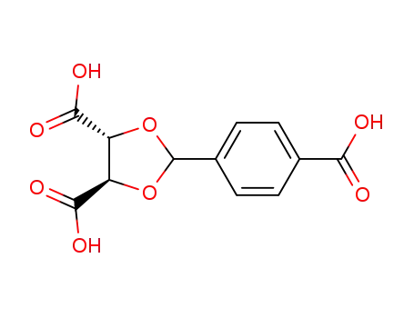 2-(4-carboxyphenyl)-(4R,5R)-1,3-dioxolane-4,5-dicarboxylic acid