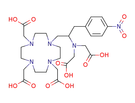 2-[(carboxymethyl)[1-(4-nitrophenyl)-3-[4,7,10-tris(carboxymethyl)-1,4,7,10-tetraazacyclododecan-1-yl]propan-2-yl]amino]acetic acid