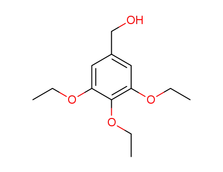 Molecular Structure of 39727-75-8 (3,4,5-TRIETHOXYBENZYL ALCOHOL)