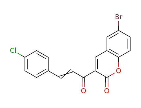 6-bromo-3-(3-(4-chlorophenyl)acryloyl)-2H-chromen-2-one