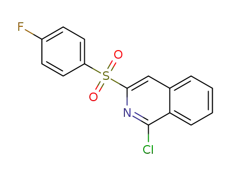 1-chloro-3-((4-fluorophenyl)sulfonyl)isoquinoline
