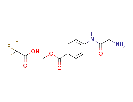 methyl 4-[(aminoacetyl)amino]benzoate trifluoroacetic acid salt