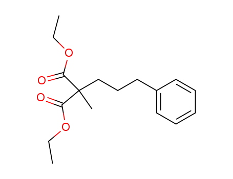 Molecular Structure of 98468-72-5 (diethyl methyl(3-phenylpropyl)malonate)