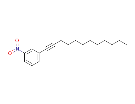 Molecular Structure of 187871-27-8 (1-(dodec-1-yn-1-yl)-3-nitrobenzene)