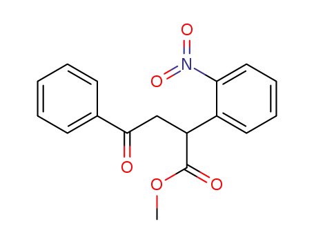 methyl (+/-)-2-(2-nitrophenyl)-4-oxo-4-phenylpentanoate