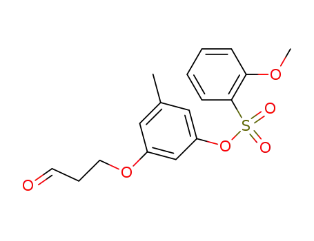 3-[3-(2-methoxyphenylsulfonyloxy)-5-methylphenoxy]propionaldehyde