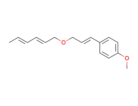Molecular Structure of 145238-25-1 (1-((E)-3-((2E,4E)-hexa-2,4-dien-1-yloxy)prop-1-en-1-yl)-4-methoxybenzene)