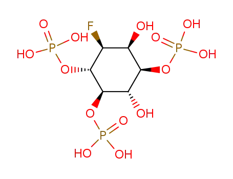 Molecular Structure of 144371-38-0 (3-deoxy-3-fluoroinositol 1,4,5-trisphosphate)