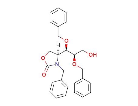 (4S)-3-benzyl-4-[(1'R,2'R)-1',2'-bis(benzyloxy)-3'-hydroxypropyl]oxazolidin-2-one