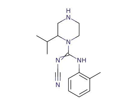 N'-cyano-2-isopropyl-N-(o-tolyl)piperazine-1-carboximidamide