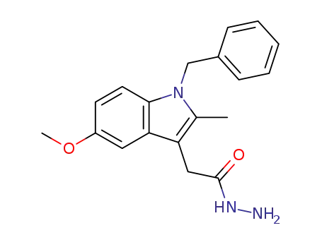 5-methoxy-2-methyl-1-(phenylmethyl)-1H-indole-3-acetic acid hydrazide