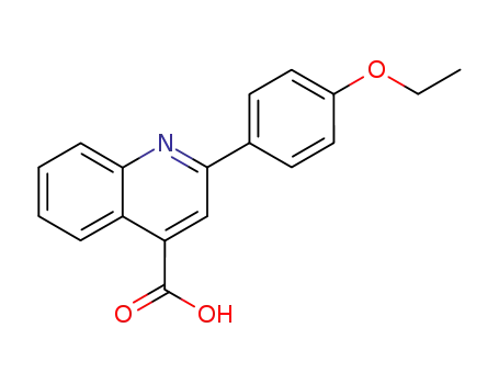 Molecular Structure of 51842-68-3 (2-(4-ETHOXY-PHENYL)-QUINOLINE-4-CARBOXYLIC ACID)