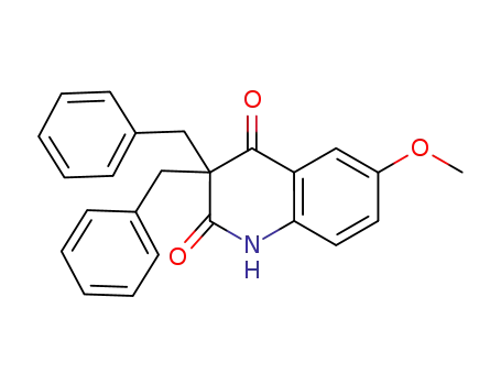 3,3-dibenzyl-6-methoxy-1H-quinoline-2,4-dione