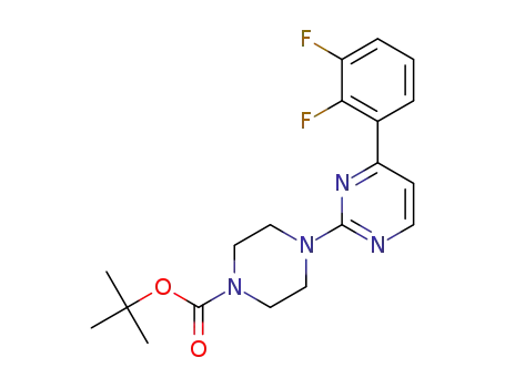 tert-butyl 4-[4-(2,3-difluorophenyl)pyrimidin-2-yl]piperazine-1-carboxylate
