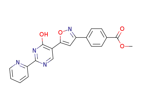 methyl 4-(5-(4-hydroxy-2-(pyridin-2-yl )pyrimidin-5-yl)isoxazol-3-yl)benzoate