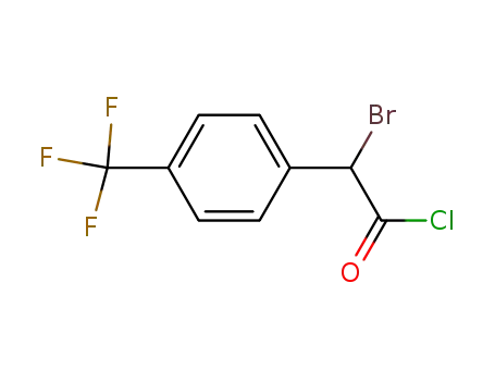 2-bromo-2-(4-(trifluoromethyl)phenyl)acetyl chloride