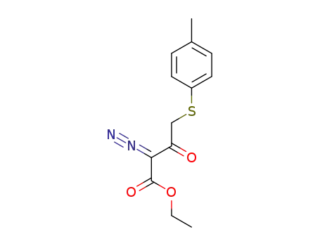 ethyl 2-diazo-3-oxo-4-(p-tolylthio)butanoate